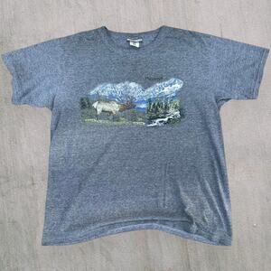 90s Colorado elk nature tee